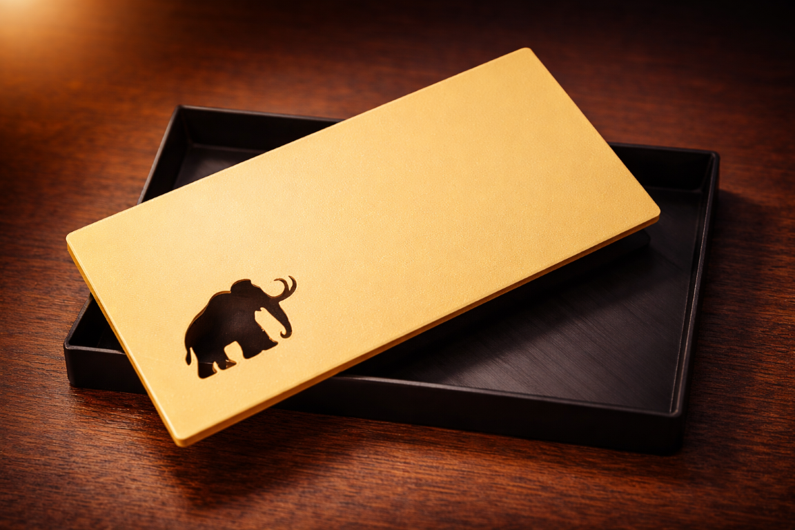 Geschenkbox mit Mammut