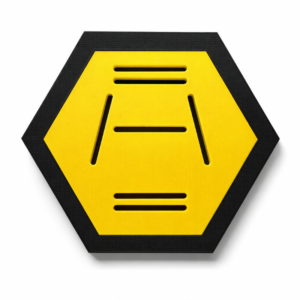 Modularer Medaillenhalter Hexagon