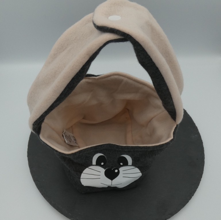 Osterkörbchen Grau (Rosa) – Bild 5