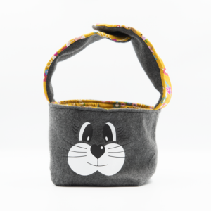 Osterkörbchen Grau (Reh)