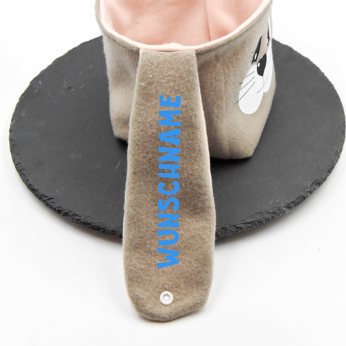 Osterkörbchen Beige (rosa) – Bild 2