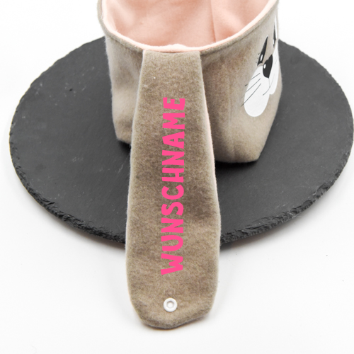 Osterkörbchen Beige (rosa) – Bild 4