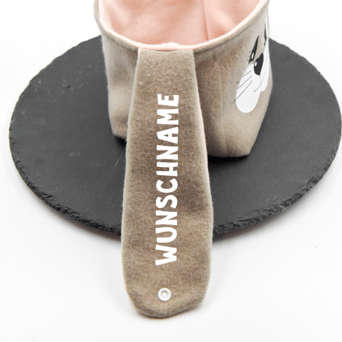 Osterkörbchen Beige (rosa) – Bild 3