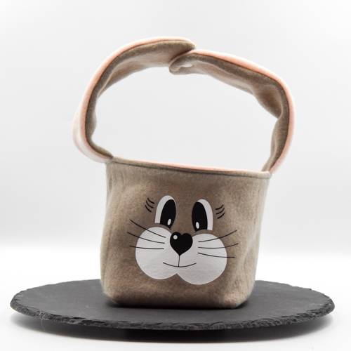 Osterkörbchen Beige (rosa)